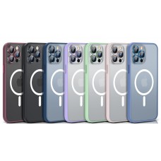Чехол пластиковый Magsafe для iPhone 14 Pro (фиолетовый)